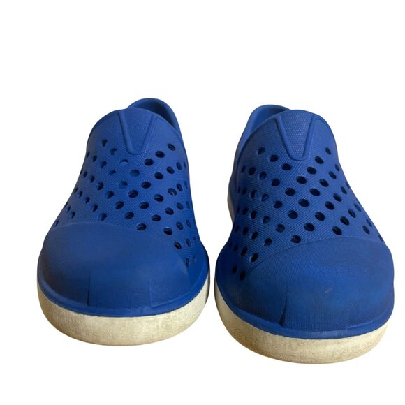 Toms Romper Shoes Perforated Blue Slip On Casual Unisex Size 5 - Picture 5 of 9